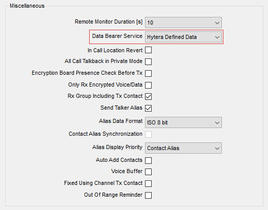 basic settings