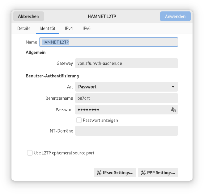 basic settings